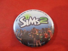 The Sims 2 Computer PC Game Employee Promo Pin Button Pinback picture