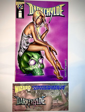 Darkchylde #1/2 Wizard Special Offer Variant Signed Randy Queen & Oriz COA picture