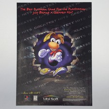 Rayman PlayStation PS1 Authentic Magazine Ad picture