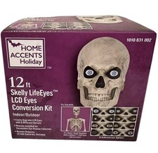 HOME ACCENTS-Halloween 12 ft Skelly LifeEyes LCD Eyes New (Without Screwdriver) picture