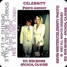 Nancy Davis Jason Davis Spago Beverly Hills Opening 1997 Celebrity Color Photo picture