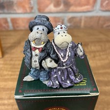 Boyd's Bears Sir Wilfred & Bertha High Society Noah Ark Series 4 #2443 Figurine picture