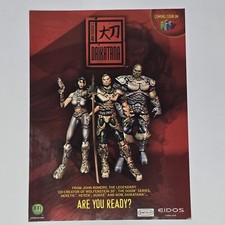 Daikatana Nintendo 64 N64 Are You Ready? Print Ad/Poster Official Promo Art picture