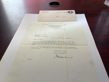 1944 Attorney Letter Hunt And Eagleton Tulsa, Oklahoma picture