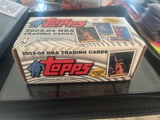 Topps 2003-04 NBA Trading Cards Set JAMES MELO WADE BOSH ROOKIE + Box picture
