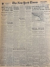 Vintage Killing of Pretty Boy Floyd NEW YORK TIMES News Article Estate Sale Find picture