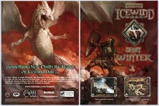 Print Ad 2000 Forgotten Realms Icewind Dale PC Original Promo Poster Art picture