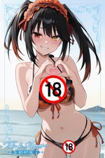 Tokisaki Kurumi Waifu Fanart A5 NFC Anime Trading Collectible CardVIDEO VIDEO picture