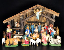 VINTAGE PAPER MACHE NATIVITY 5