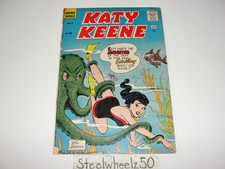 Katy Keene #60 Comic 1961 Archie Underwater Octopus Attack Pin Ups Bill Woggon picture