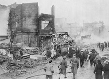 Central Coventry Ruins After Blitz 1940 1940 Historic Old Photo picture