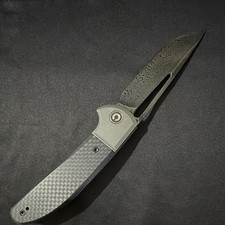 Civivi Trailblazer XL Slipjoint - Carbon Fiber Handle Damascus Steel blade picture