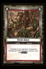 217/278 Mob Rule Common 2018 Warhammer Age Of Sigmar Champions TCG picture