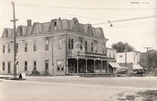 Street View Addison MI Michigan #1 RPPC Photo Postcard COPY picture
