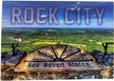See Rock City See Seven States Postcard picture