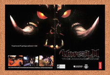 Unreal II The Awakening PC Original 2004 Ad - Atari FPS Game Promo picture