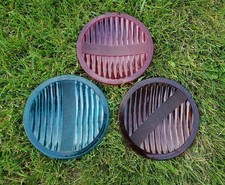 Adler Patent Traffic Signal Light Semaphore Lens Set 8 3/8