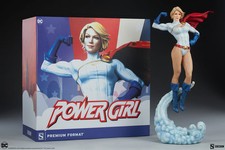 SIDESHOW PREMIUM FORMAT POWER GIRL STATUE | 1/4 Scale | #366/1500 | Pre-Owned picture