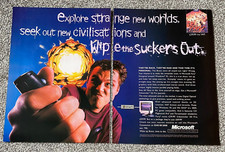 Rare Collectable Vintage 1996 Magazine Advert Picture Microsoft Fury 3 Ad 90's picture