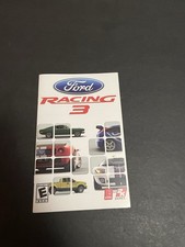 ford racing 3 ps2 Manual only picture