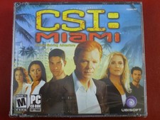 Video Game PC CSI Miami NEW SEALED double jewel picture