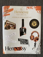 5x Hennessy Nas Edition Cognac Stickers Hip Hop Rap Boombox Vinyl Record Sticker picture