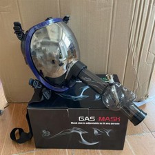 Gas Mask Hookah Bong Silicone Protective Mask Smoking Mask Set picture