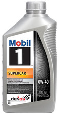 Mobil 1 Supercar Advanced Full Synthetic Motor Oil 0W-40, 6-Pack of 1 Quarts. picture