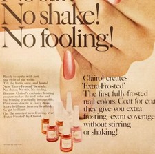 1966 Clairol Extra Frosted Nail Polish Colors Advertisement Beauty DWLL10 picture