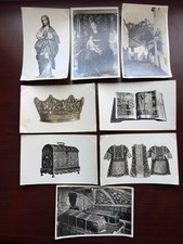 Lot of 8 Vintage Photos related to The Royal Chapel of Granada, Spain picture