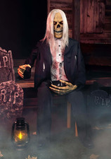 4.8FT ANIMATED GRABBY GUTFRIED ZOMBIE GHOUL ANIMATRONIC HALLOWEEN DECORATION picture