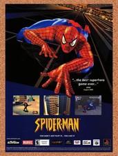 2001 Spider-Man PS2 Original Advertisement / Retro Promo v1 picture
