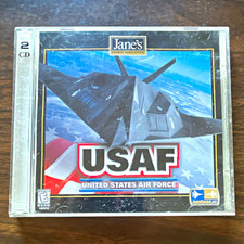 Electronic Arts Jane's USAF United States Air Force PC 2-CD Sim E 1999 picture
