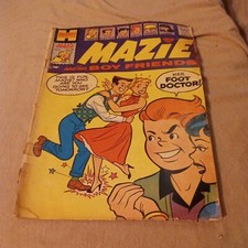 Mazie and her Boyfriends 28 Aug 1958 Harvey Comics SCARCE FINAL ISSUE silver age picture