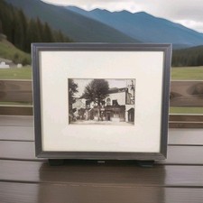Vintage Photograph Print Postcard Old Bull & Bush Pub Hampstead London Framed_BG picture