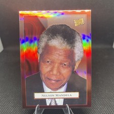 2026 Pieces of the Past Historical Edition RED #136 Nelson Mandela /100 picture