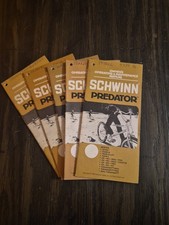 Vintage 1983 Schwinn Bmx Bicycle Owners Manual Predator Atari The Sting Team 24 picture