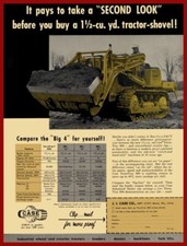 1957 Case Industrial Tractors New Metal Sign: TerraTrac 800 Crawler Rig Pictured picture