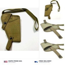 US M3 OD Canvas 1911 .45 Tanker Shoulder Holster Marked for Colt 1911 and Sim... picture