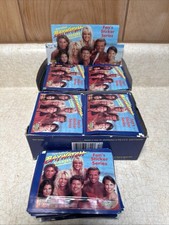 Vtg 1996 Diamond BAYWATCH Fan’s Sticker Series Box 200 Plus Sealed Packs READ picture