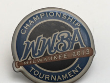 WWBA Women's Championship Tournament Lapel Pin 2013 Milwaukee picture
