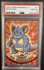 1999 - Topps Pokémon TV #31 Nidoqueen - PSA 10 picture