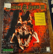 LANDS OF LORE 3 PC Big Box. Box Opened But Game Cds Are Sealed picture