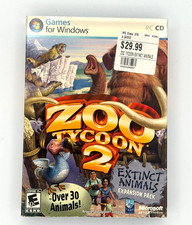Zoo Tycoon 2: Extinct Animals Pack (Windows PC 2006) w/ Manual - Gen Z game picture