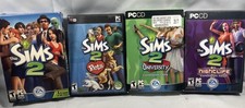 The Sims 2 + University + Nightlife + Pets Expansion Packs (PC, CIB, Tested, EA) picture
