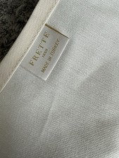 Frette Italy (12) New Napkins 100% Cotton Ivory Half Tone 22x22” picture