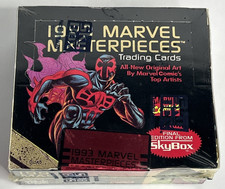 1993 Skybox Marvel Masterpieces Numbered Final Edition Sealed Trading Card Box picture