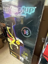 Arcade1up Very Rare Joust Legacy New in Box w/ Matching Riser & Lighted Marquee picture