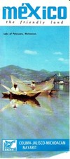 Mexico Colima Jalisco Michoacan Nayarit Vintage Brochure picture