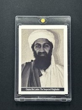 2001 Topps Enduring Freedom Osama Bin Laden the Suspected Ringleader Rookie Card picture